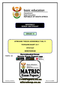 Afrikaans SAL P1 Feb-March 2017 Memo Free State.pdf